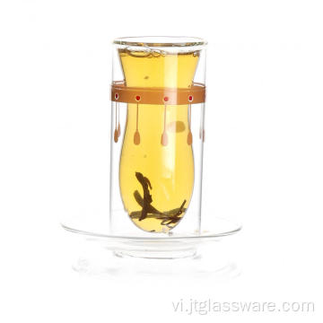 Cốc thủy tinh hai thành borosilicat cao